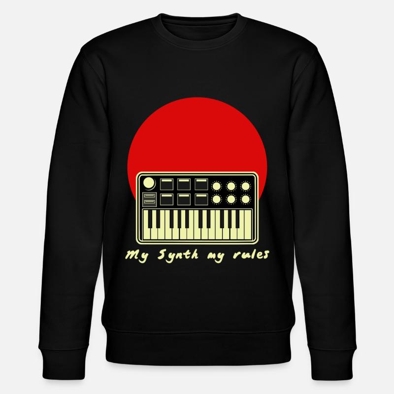 Synthétiseur Synthétiseur - Sweat bio CHANGER Stanley/Stella Unisexe - noir