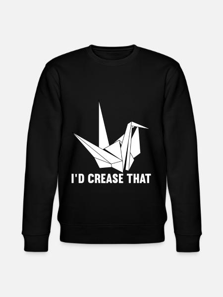 Origami - Stanley/Stella Unisex Bio-Sweatshirt CHANGER  - Schwarz