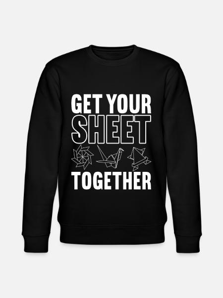Origami - Sweat bio CHANGER Stanley/Stella Unisexe - noir