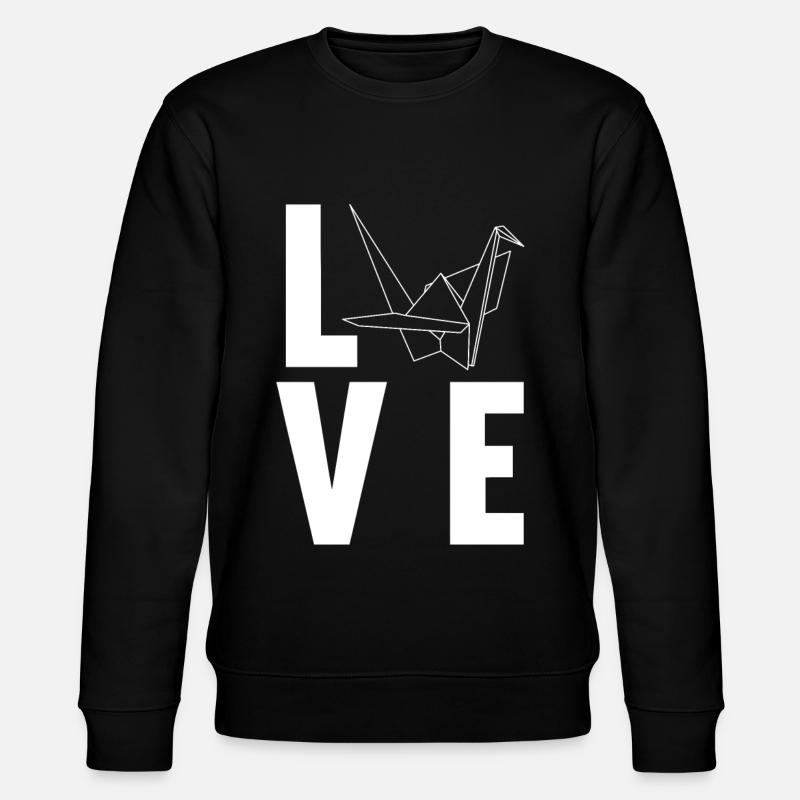 Origami - Stanley/Stella Unisex Bio-Sweatshirt CHANGER  - Schwarz