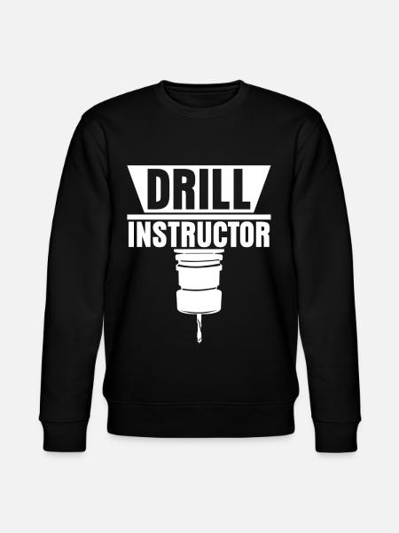 Chipper Drill Milling Cutter - Stanley/Stella CHANGER Unisex Organic Sweatshirt - black