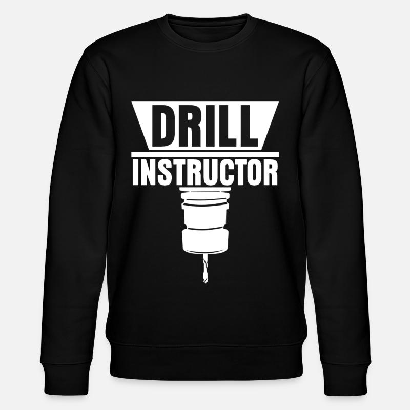 Chipper Drill Milling Cutter - Stanley/Stella CHANGER Unisex Organic Sweatshirt - black