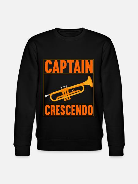 Trumpet Trumpet Player - Stanley/Stella CHANGER Unisex Organic Sweatshirt - black