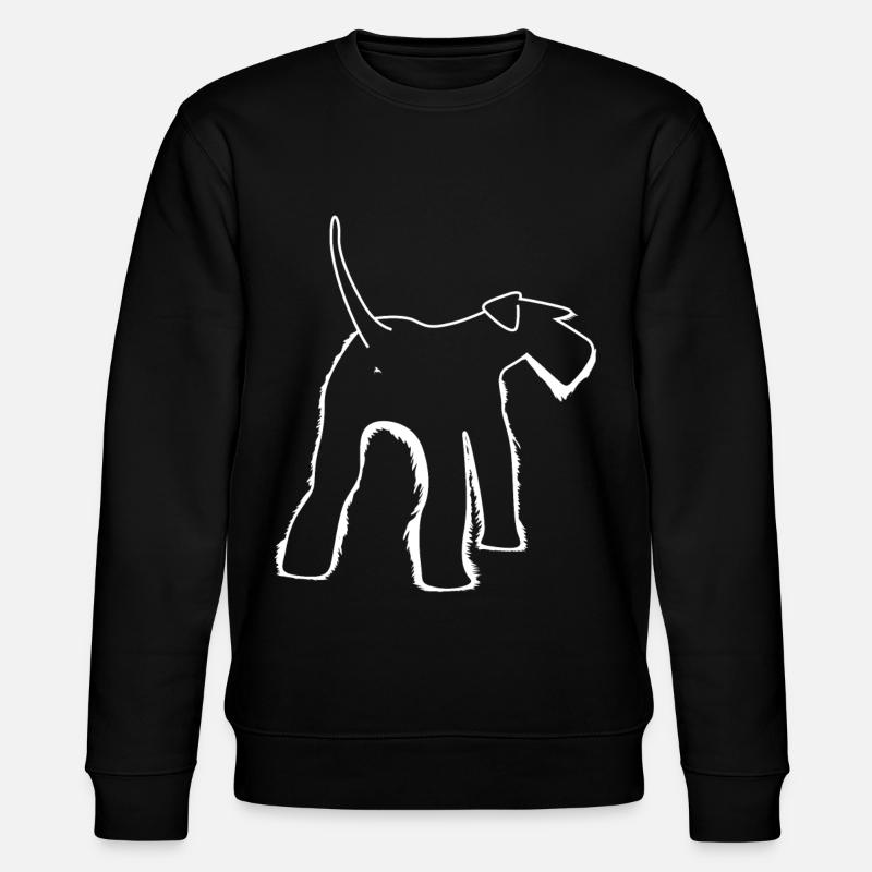 Schnauzer from behind dogs - Stanley/Stella CHANGER Unisex Organic Sweatshirt - black