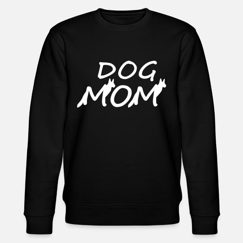 White Shepherd Mama - Stanley/Stella CHANGER Unisex Organic Sweatshirt - black