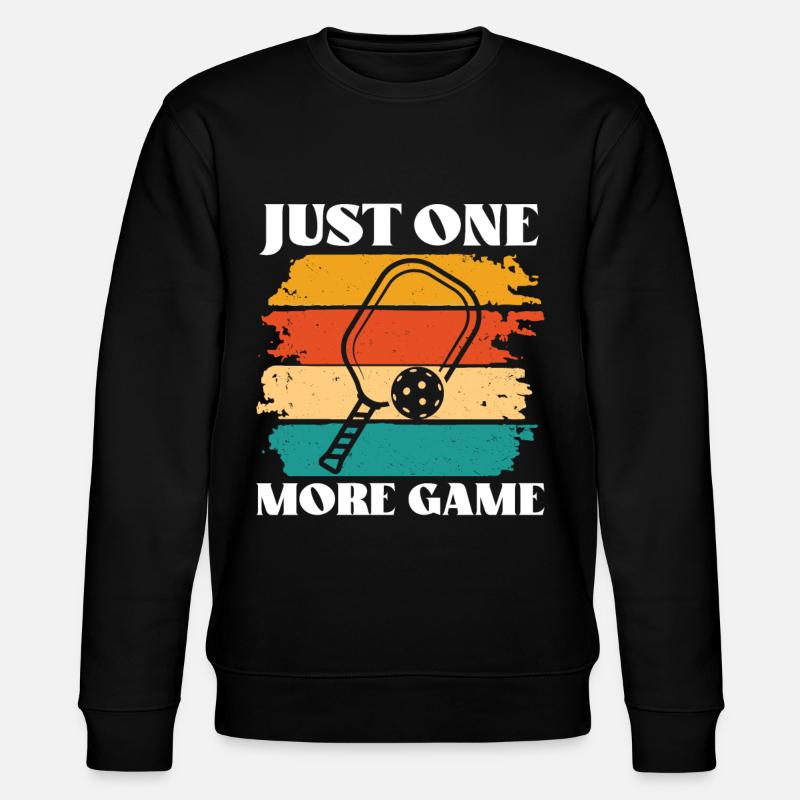 one Game Pickleball - Stanley/Stella CHANGER Unisex Organic Sweatshirt - black