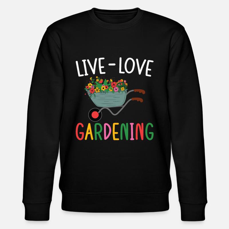 amour Jardinage - Sweat bio CHANGER Stanley/Stella Unisexe - noir