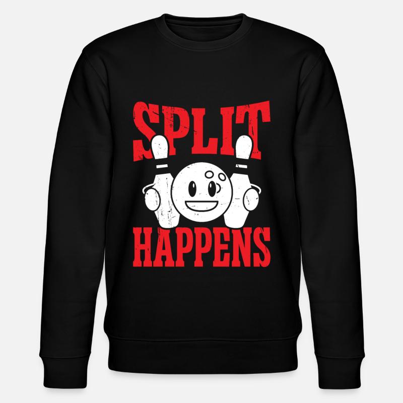 Happens Bowling - Stanley/Stella Unisex Bio-Sweatshirt CHANGER  - Schwarz