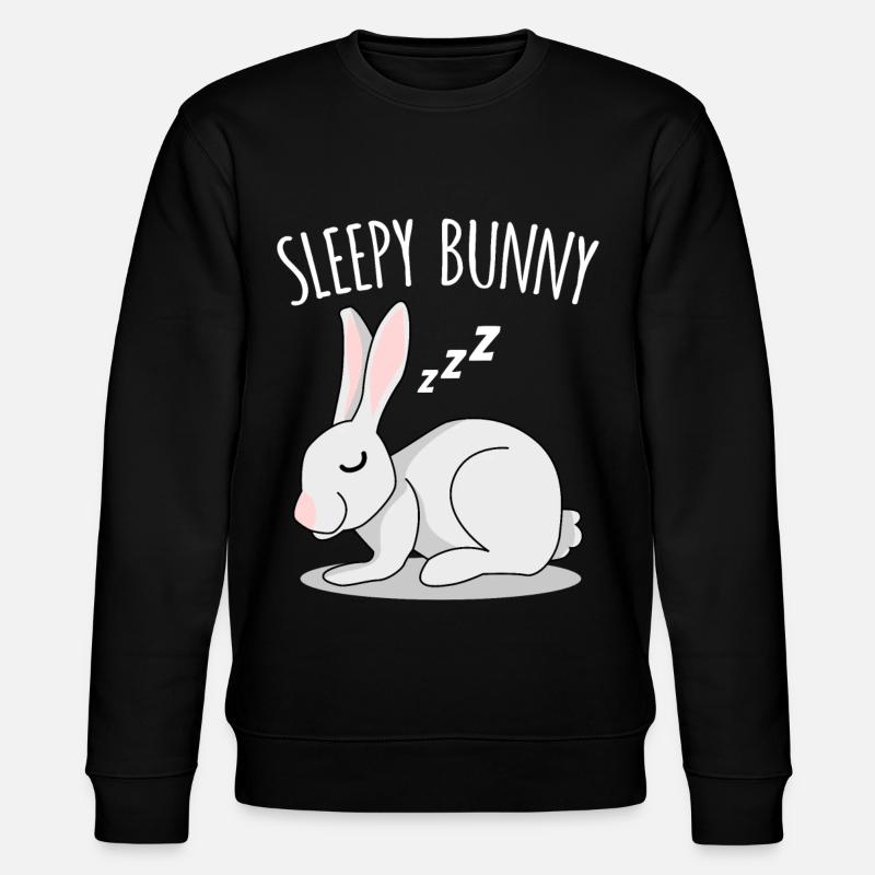 Lapin Lapin endormi - Sweat bio CHANGER Stanley/Stella Unisexe - noir