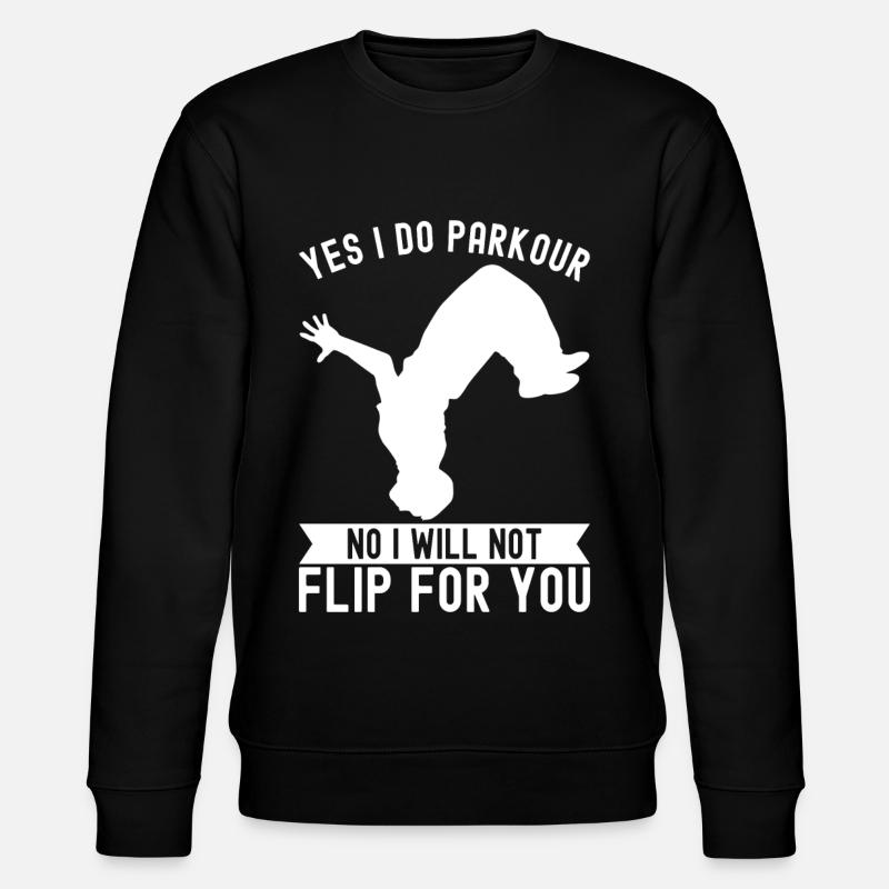 Parkour Freerunning - Sweat bio CHANGER Stanley/Stella Unisexe - noir