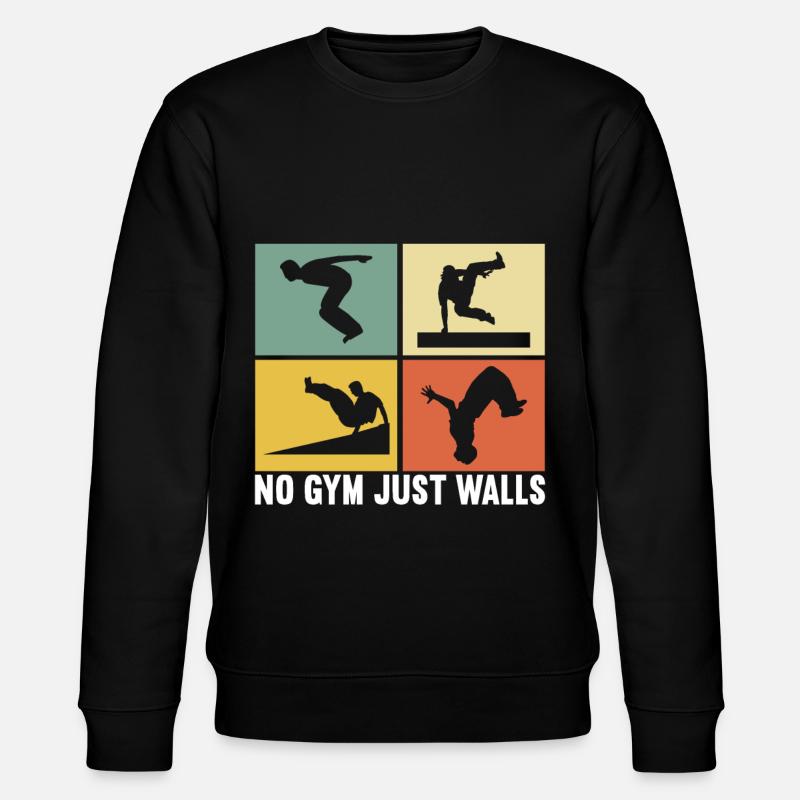 Parkour Freerunning - Sweat bio CHANGER Stanley/Stella Unisexe - noir