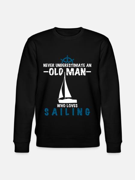 Sailing Sailboat Sailing Club - Stanley/Stella CHANGER Unisex Organic Sweatshirt - black