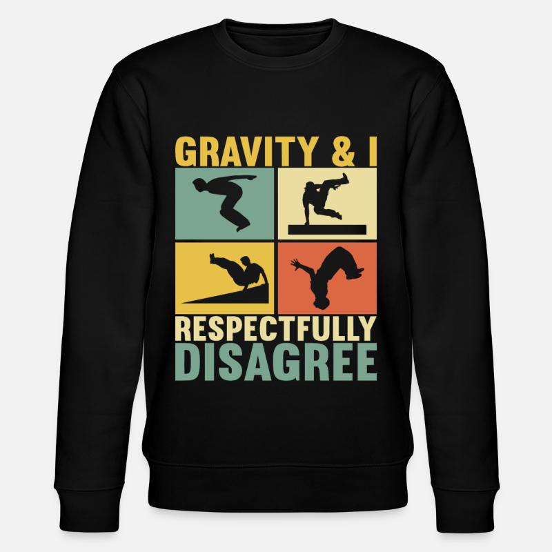 Parkour Freerunning - Stanley/Stella Unisex Bio-Sweatshirt CHANGER  - Schwarz