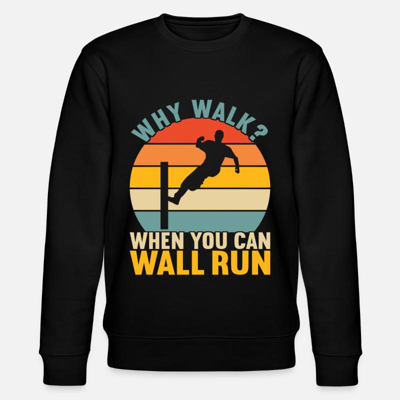 Parkour Freerunning - Sweat bio CHANGER Stanley/Stella Unisexe - noir