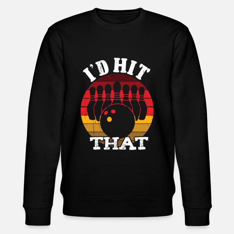 I'd hit that - Stanley/Stella Unisex Bio-Sweatshirt CHANGER  - Schwarz