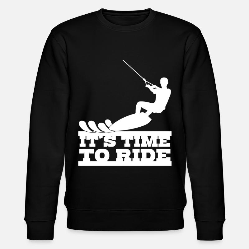 Wakeboard Wakeboarding Wakeboarder - Stanley/Stella CHANGER Unisex Organic Sweatshirt - black