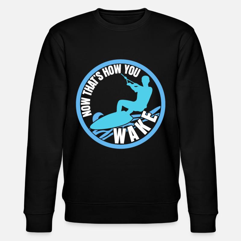 Wakeboard Saying Wakeboarder - Stanley/Stella CHANGER Unisex Organic Sweatshirt - black