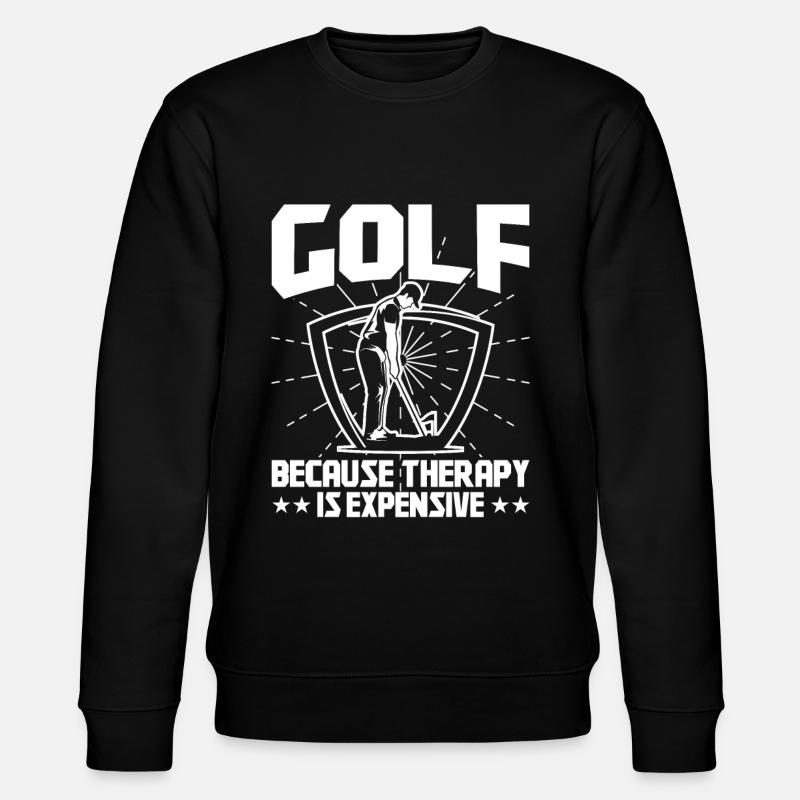 Perfect Golfing Design - Stanley/Stella Unisex Bio-Sweatshirt CHANGER  - Schwarz