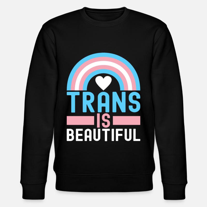 Transgenre Trans LGBTQ - Sweat bio CHANGER Stanley/Stella Unisexe - noir