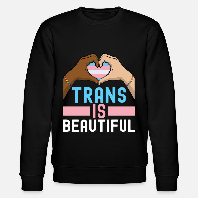 Transgenre Trans LGBTQ - Sweat bio CHANGER Stanley/Stella Unisexe - noir