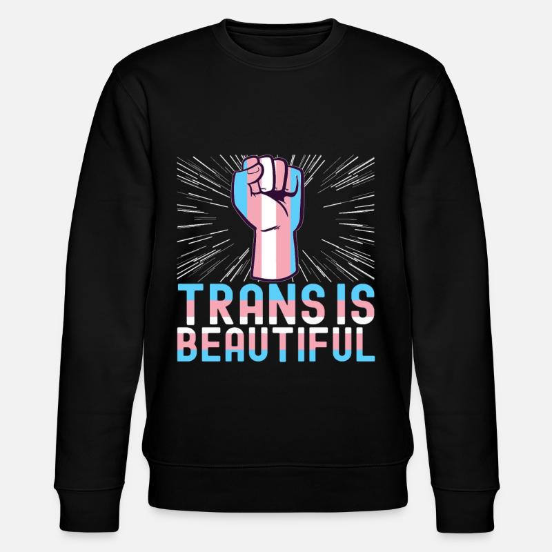 Transgenre Trans LGBTQ - Sweat bio CHANGER Stanley/Stella Unisexe - noir