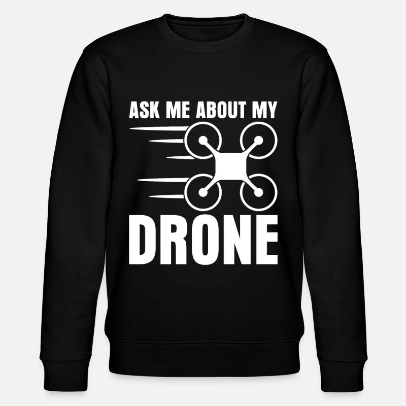Drohne Quadcopter Quadrocopter Drone - Sweat bio CHANGER Stanley/Stella Unisexe - noir