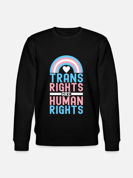 Transgender Trans LGBTQ - Stanley/Stella CHANGER Unisex Organic Sweatshirt - black