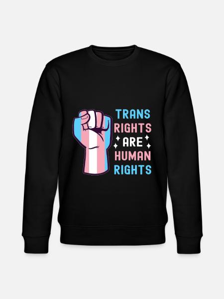 Transgender Trans LGBTQ - Stanley/Stella CHANGER Unisex Organic Sweatshirt - black
