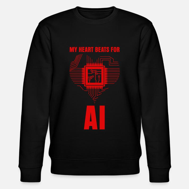 Artifical Intelligence Admin Programmer - Stanley/Stella CHANGER Unisex Organic Sweatshirt - black