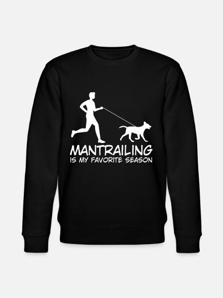 Mantrailing Dog Mantrailer Dogs - Stanley/Stella CHANGER Unisex Organic Sweatshirt - black