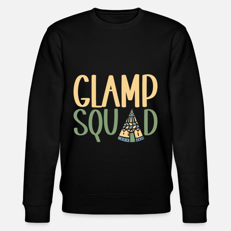 Glamping Glamper - Stanley/Stella CHANGER Unisex Organic Sweatshirt - black