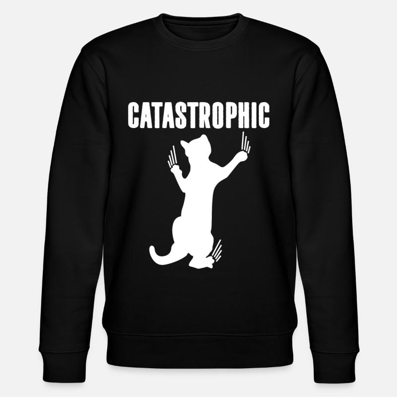 Chat catastrophique - Sweat bio CHANGER Stanley/Stella Unisexe - noir