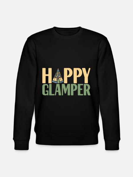 Glamping Glamper - Stanley/Stella CHANGER Unisex Organic Sweatshirt - black
