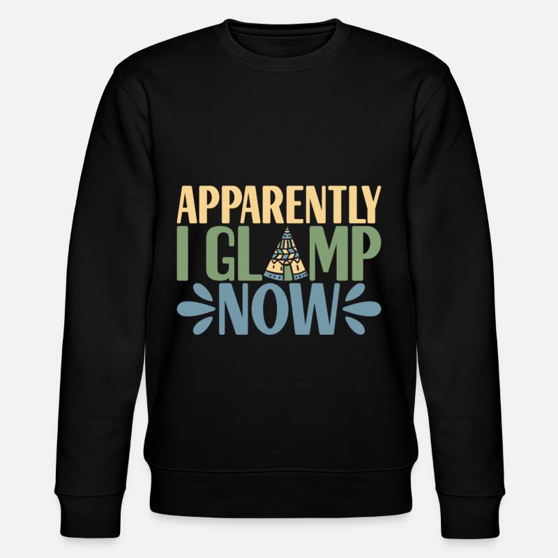 Glamping Glamper - Stanley/Stella CHANGER Unisex Organic Sweatshirt - black