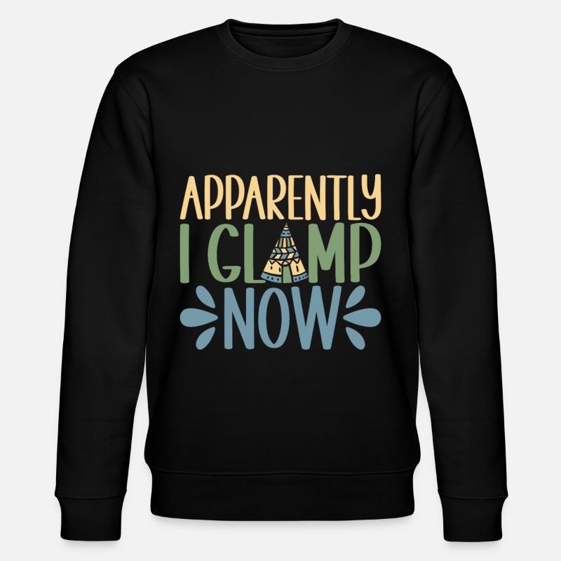 Glamping Glamper - Stanley/Stella Unisex Bio-Sweatshirt CHANGER - Schwarz