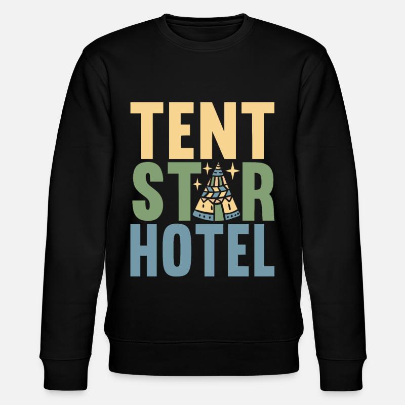 Glamping Glamper - Stanley/Stella CHANGER Unisex Organic Sweatshirt - black