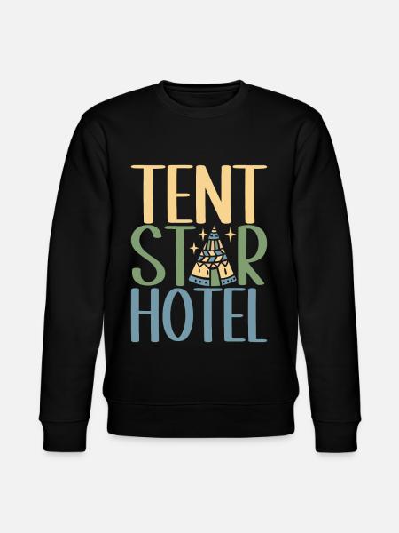 Glamping Glamper - Stanley/Stella Unisex Bio-Sweatshirt CHANGER  - Schwarz