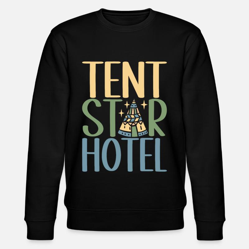 Glamping Glamper - Stanley/Stella CHANGER Unisex Organic Sweatshirt - black