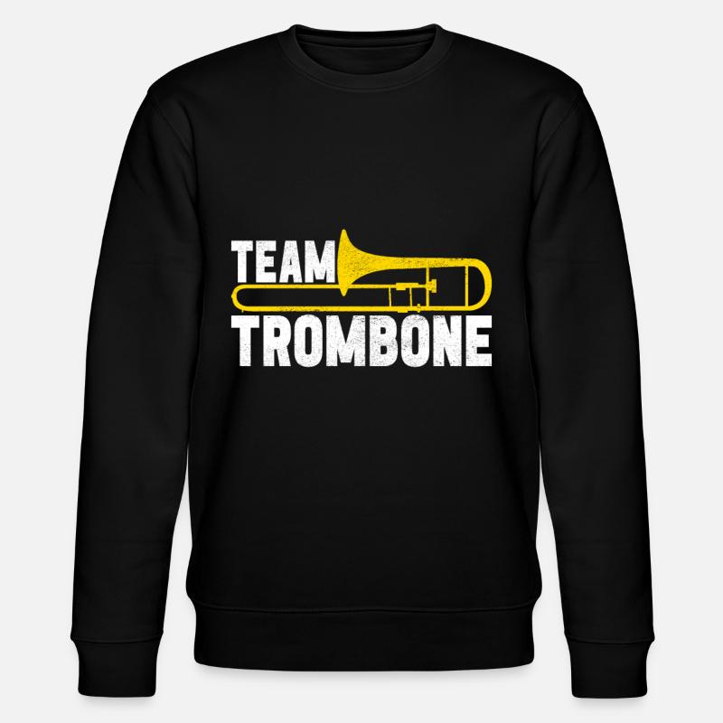 Posaune Trombone - Stanley/Stella Unisex Bio-Sweatshirt CHANGER  - Schwarz