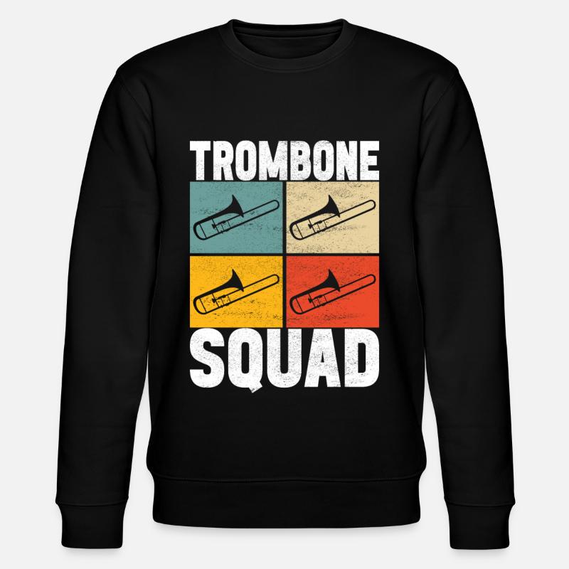 Posaune Trombone - Stanley/Stella CHANGER Unisex Organic Sweatshirt - black