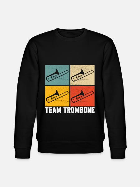 Posaune Trombone - Stanley/Stella CHANGER Unisex Organic Sweatshirt - black