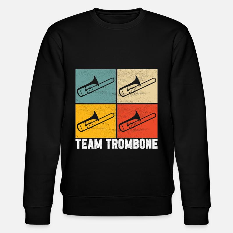 Posaune Trombone - Sweat bio CHANGER Stanley/Stella Unisexe - noir