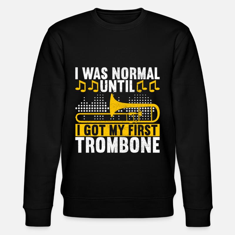 Posaune Trombone - Stanley/Stella Unisex Bio-Sweatshirt CHANGER  - Schwarz