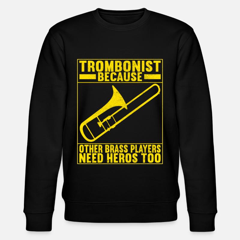 Posaune Trombone - Stanley/Stella CHANGER Unisex Organic Sweatshirt - black