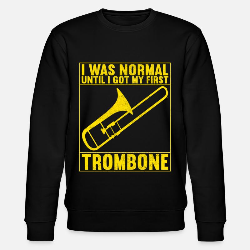Posaune Trombone - Stanley/Stella CHANGER Unisex Organic Sweatshirt - black