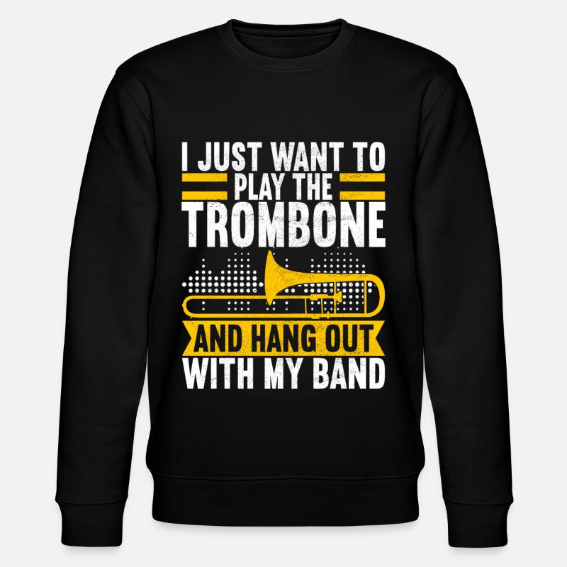 Posaune Trombone - Sweat bio CHANGER Stanley/Stella Unisexe - noir