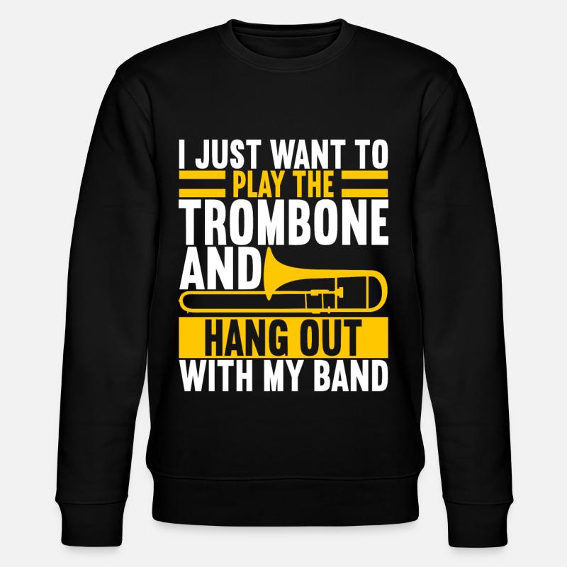 Posaune Trombone - Sweat bio CHANGER Stanley/Stella Unisexe - noir