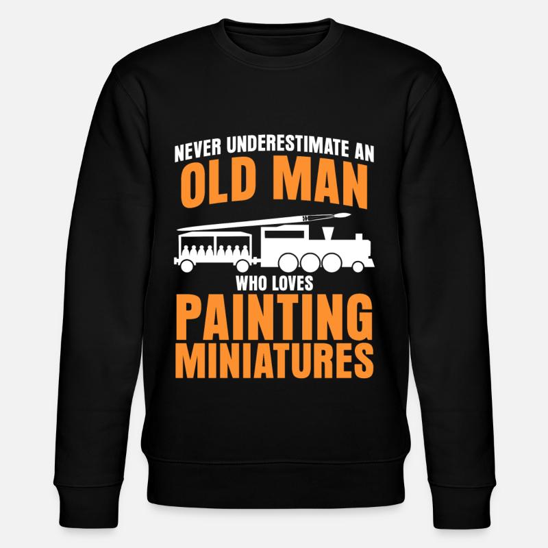 Modellbauer Eisenbahn Modellbau - Stanley/Stella Unisex Bio-Sweatshirt CHANGER  - Schwarz