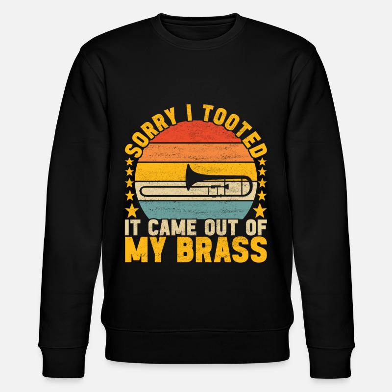 Posaune Trombone - Sweat bio CHANGER Stanley/Stella Unisexe - noir