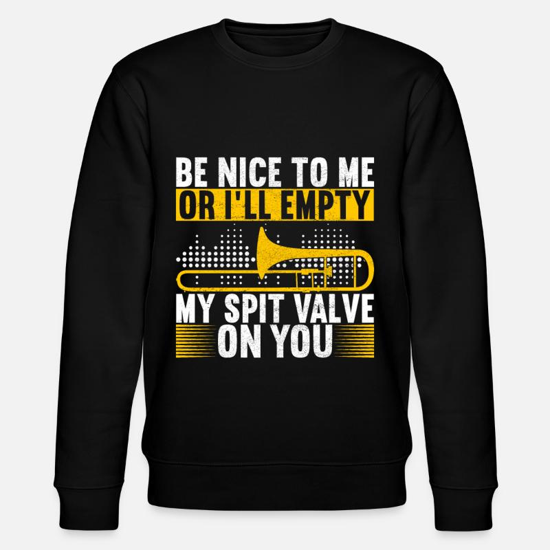Posaune Trombone - Stanley/Stella CHANGER Unisex Organic Sweatshirt - black